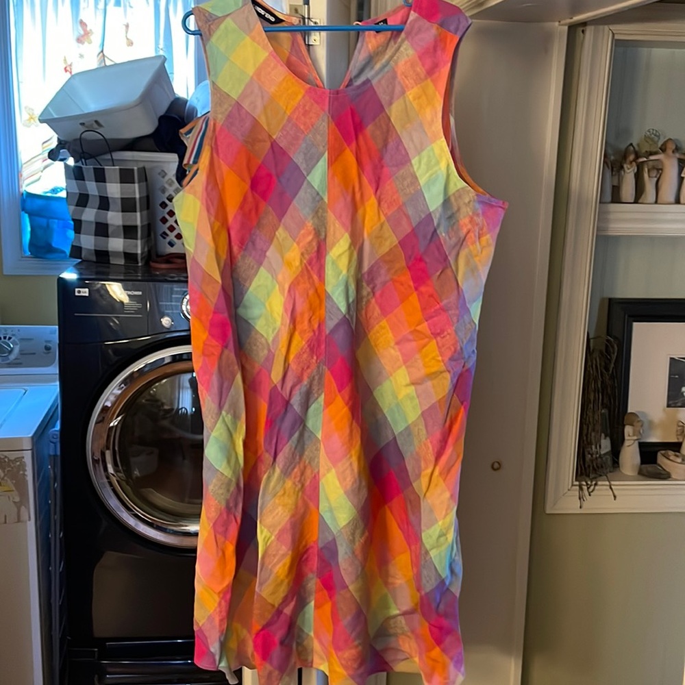 Lands End linen sleepless dress